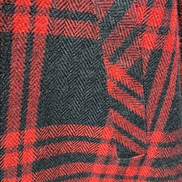 Larry Levine Crop 3/4 Sleeve Plaid 2 Button Jacket - Picture 3 of 7